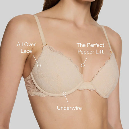 All Over Lace Lift Up Bra Bisou